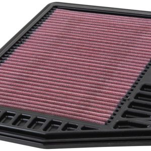 K&N Filters Air Filter, Filtercharger ®, Washable, Red, Cotton Gauze, Panel, 11.438 Inch Length X 11-3/8 Inch Width X 1 Inch Height – 33-2478