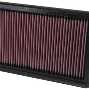 K&N Filters Air Filter, Filtercharger ®, Washable, Red, Cotton Gauze, Panel, 10-3/4 Inch Length X 7-1/8 Inch Width X 1.188 Inch Height – 33-2480