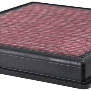 K&N Filters Air Filter, Filtercharger ®, Washable, Red, Cotton Gauze, Panel, 11-1/4 Inch Length X 10 Inch Width X 1-1/4 Inch Height – 33-2483