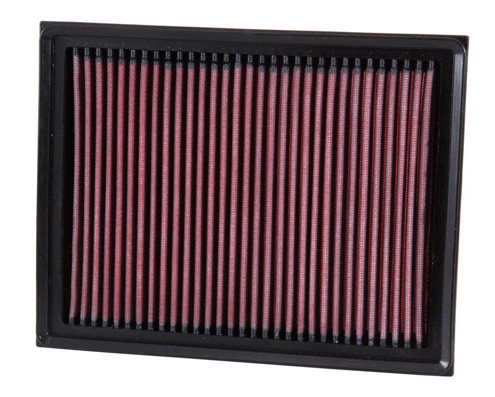 K&N Filters Air Filter, Washable, Red, Cotton Gauze, Panel – 33-3059