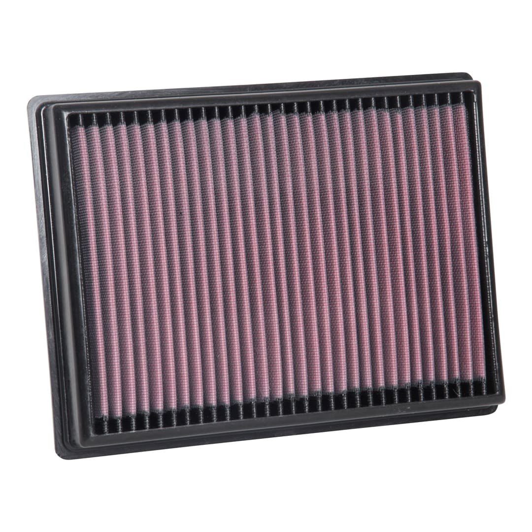 K&N Filters Air Filter, Washable, Red, Cotton Gauze, Panel, Fits Some 2018 Ford Focus IV Diesel Models – 33-3131