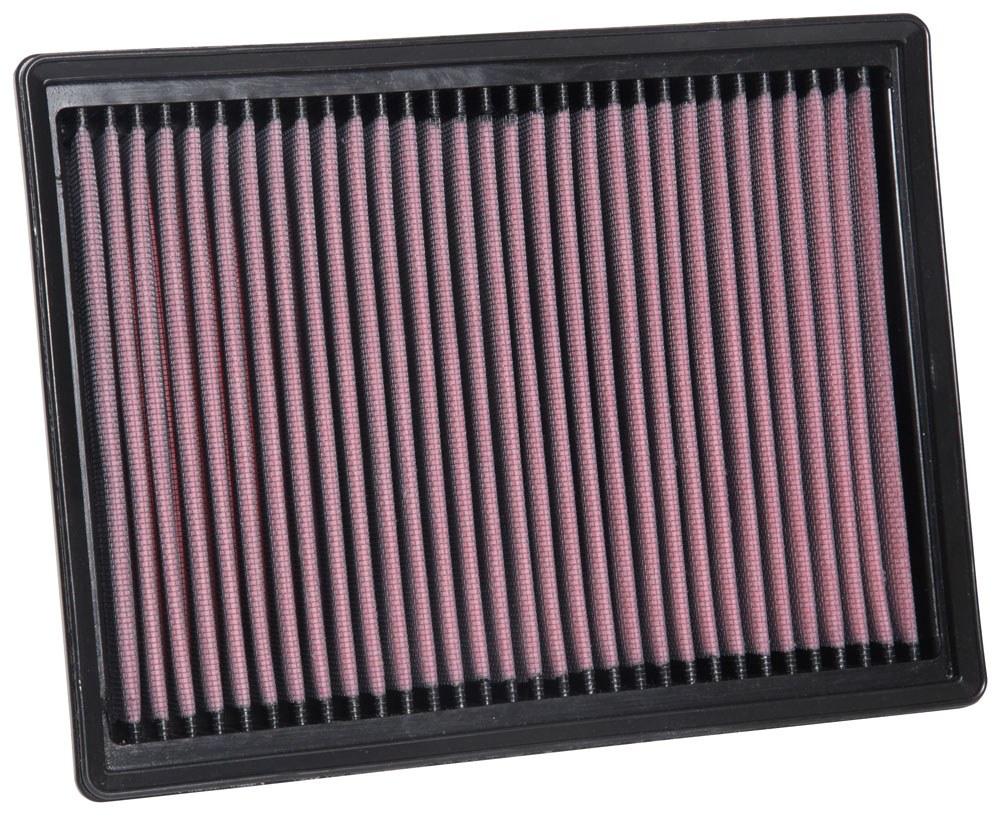 K&N Filters Air Filter, Washable, Red, Cotton Gauze, Panel, Fits Some 2018 Ford Focus IV Diesel Models – 33-3131