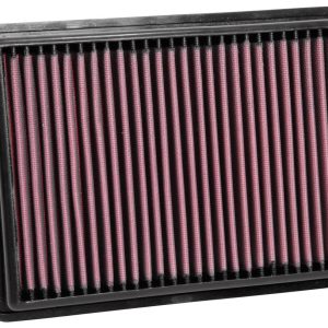 K&N Filters Air Filter, Filtercharger ®, Washable, Red, Cotton Gauze, Panel – 33-5069