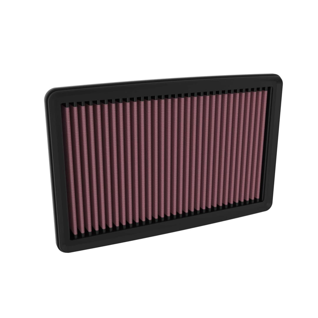 K&N Filters Air Filter, Washable, Red, Cotton Gauze, Panel – 33-5139