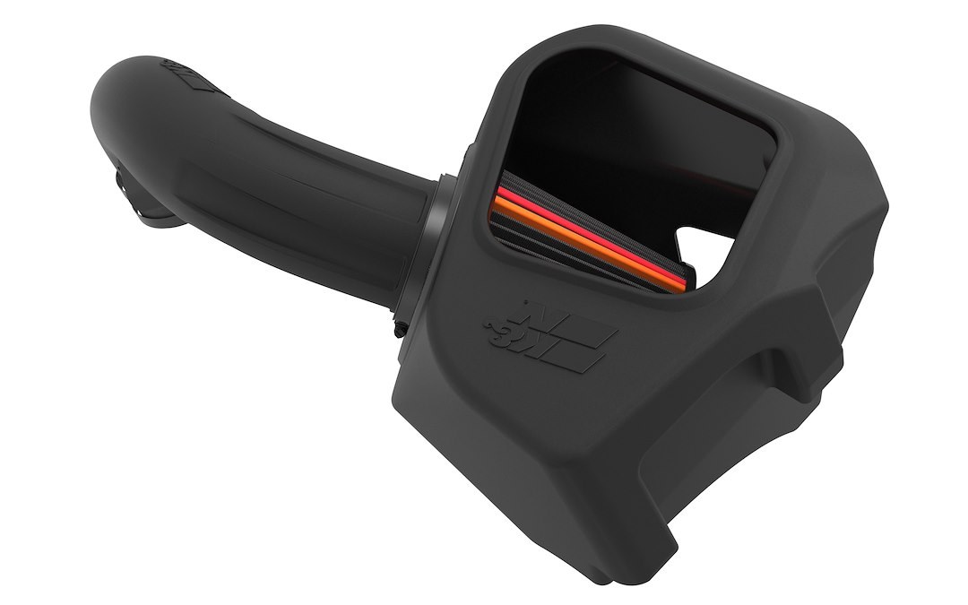 K&N Filters Cold Air Intake, Nextgen, Black Polyethylene Tube, Black Dryflow Filter, With Heat Shield – 50-1578D