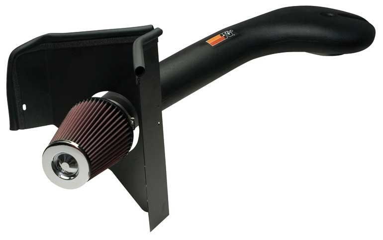 K&N Filters Cold Air Intake, 57 Series Generation II, Black Polyethylene Tube, Red Filter – 57-1511-2