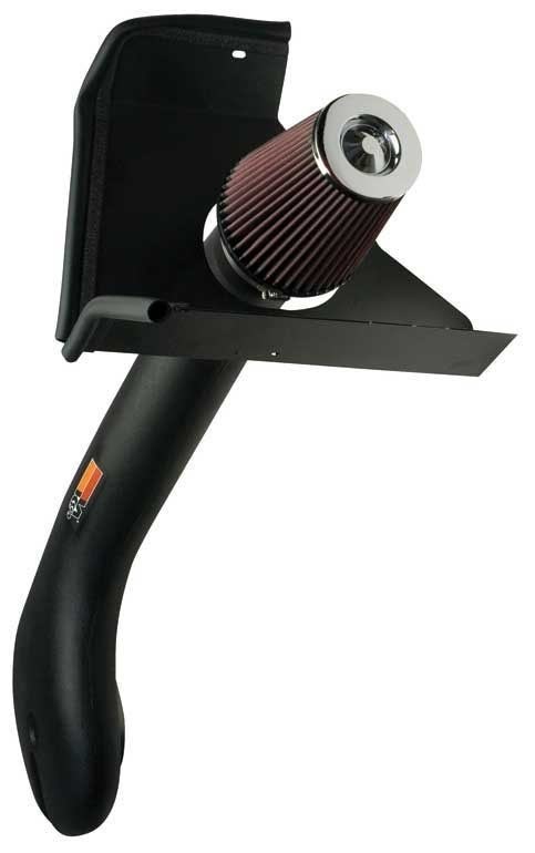 K&N Filters Cold Air Intake, 57 Series Generation II, Black Polyethylene Tube, Red Filter – 57-1511-2