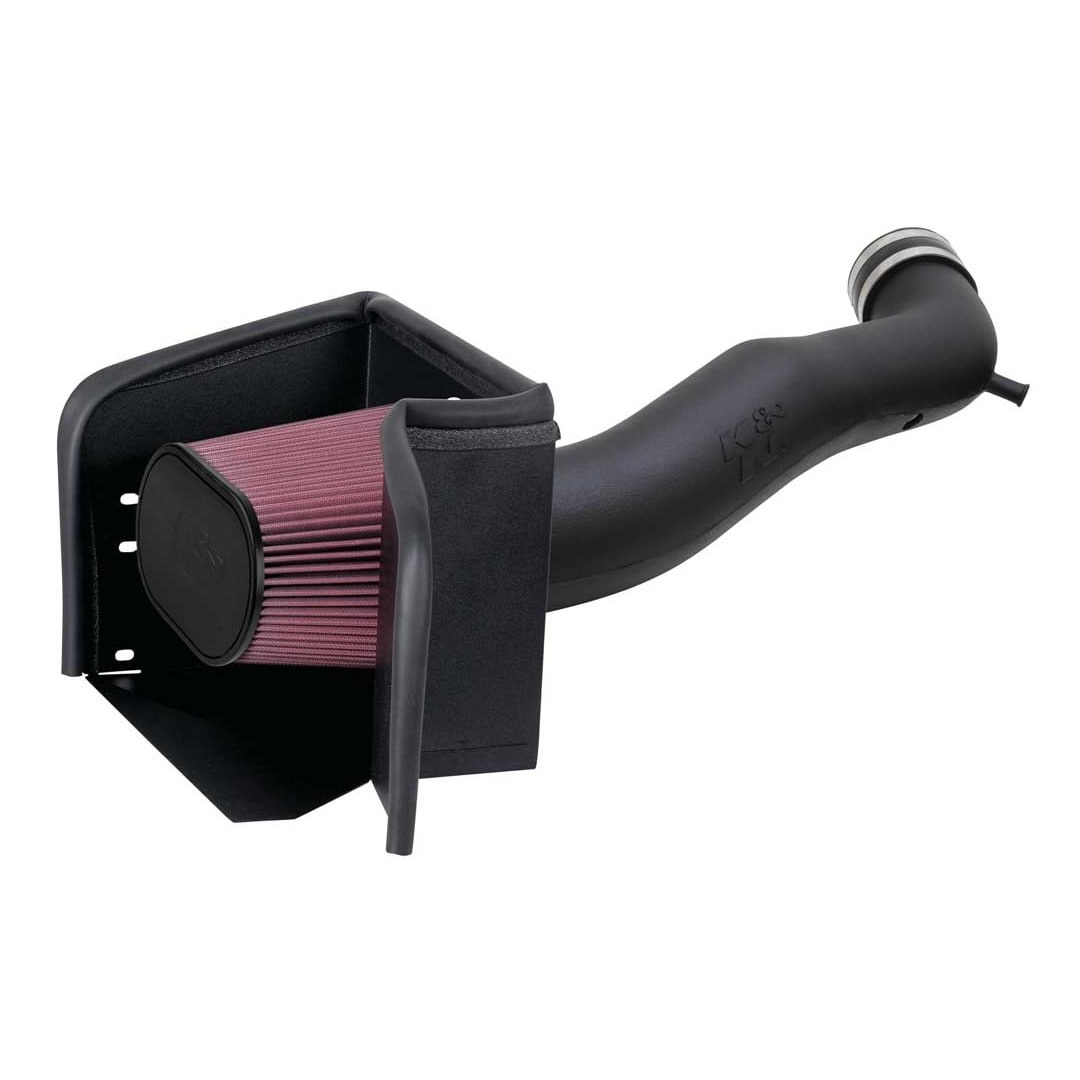 K&N Filters Cold Air Intake, 57 Series Generation II, Black Polyethylene Tube, Red Filter – 57-1533