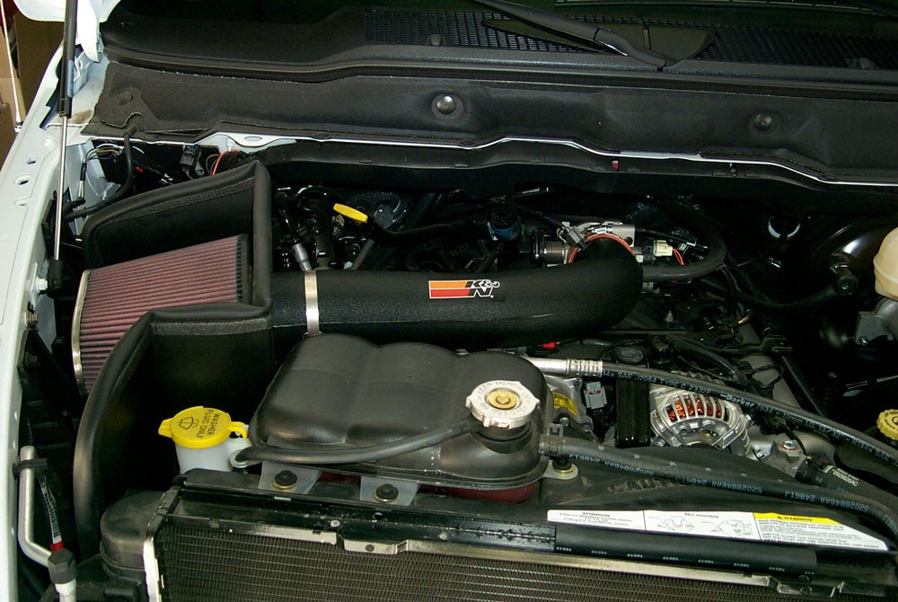 K&N Filters Cold Air Intake, 57 Series Generation II, Black Polyethylene Tube, Red Filter – 57-1533