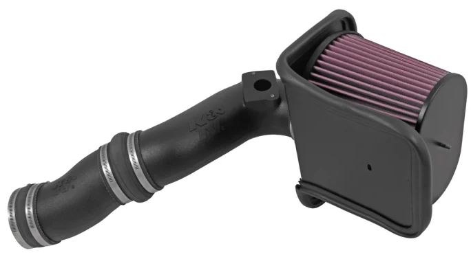 K&N Filters Cold Air Intake, 57 Series Generation II, Black Polyethylene Tube, Red Filter – 57-2546-1