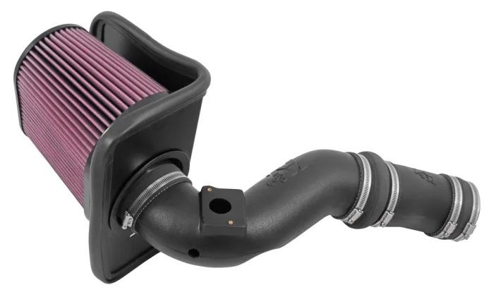 K&N Filters Cold Air Intake, 57 Series Generation II, Black Polyethylene Tube, Red Filter – 57-2546-1