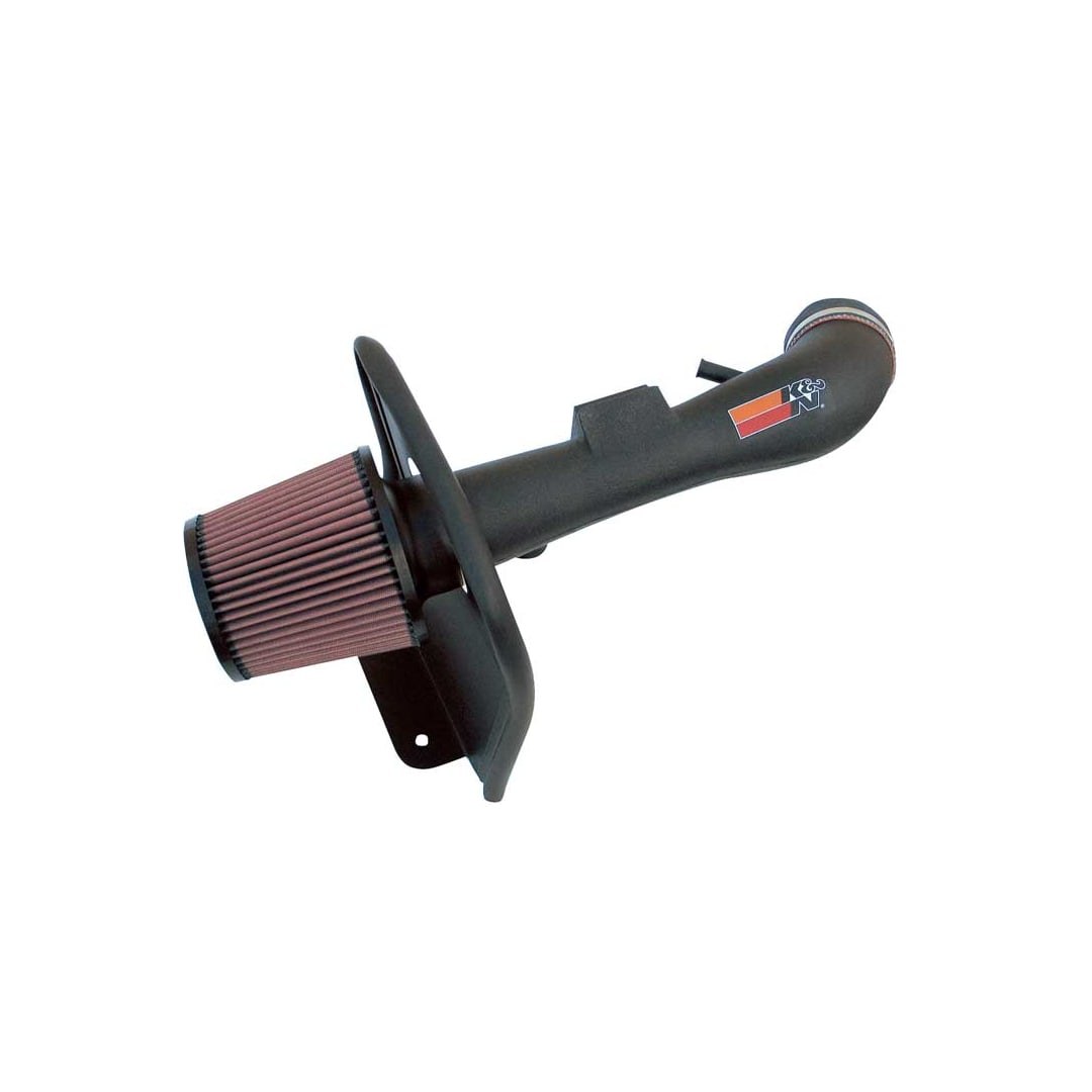 K&N Filters Cold Air Intake, 57 Series Generation II, Black Polyethylene Tube, Red Filter – 57-2561