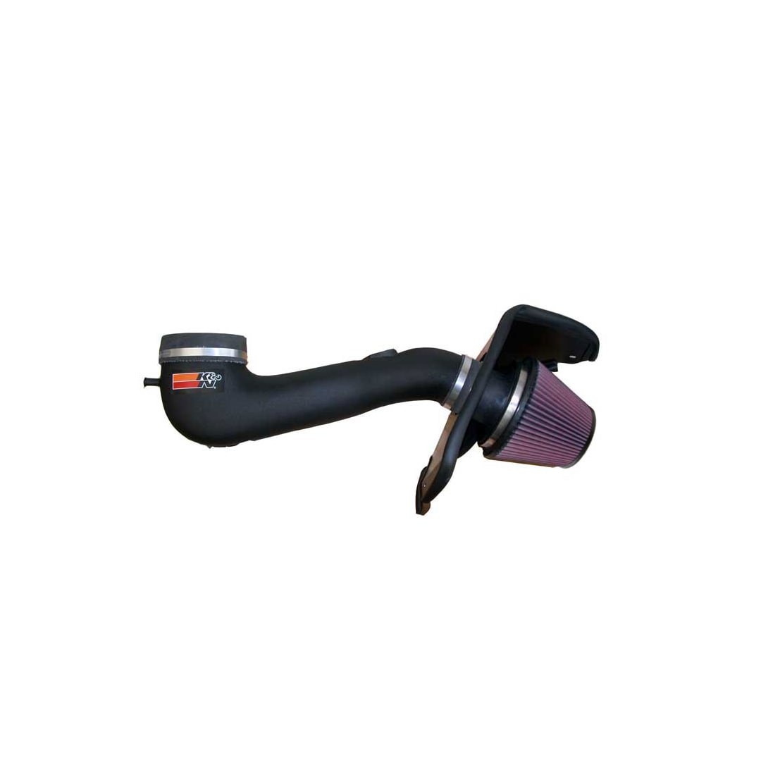 K&N Filters Cold Air Intake, 57 Series Generation II, Black Polyethylene Tube, Red Filter – 57-2565