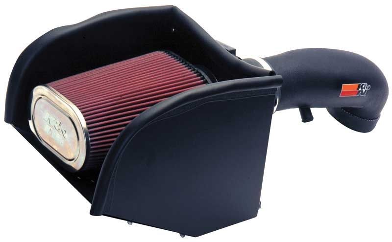 K&N Filters Cold Air Intake, 57 Series Generation II, Black Polyethylene Tube, Red Filter – 57-3013-2