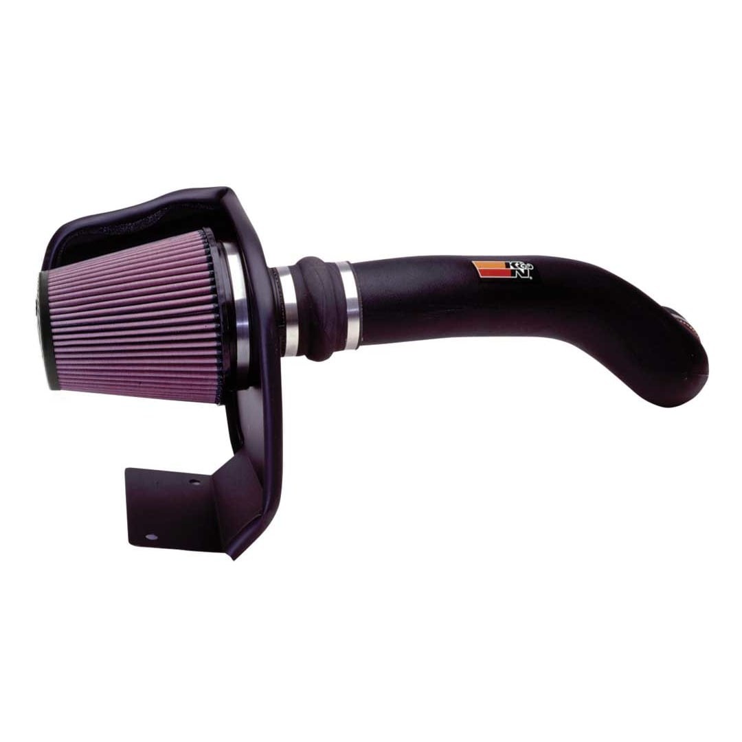 K&N Filters Cold Air Intake, 57 Series Generation II, Black Polyethylene Tube, Red Filter – 57-3031-1