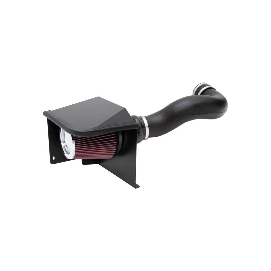 K&N Filters Cold Air Intake, 57 Series Generation II, Black Polyethylene Tube, Red Filter – 57-3058