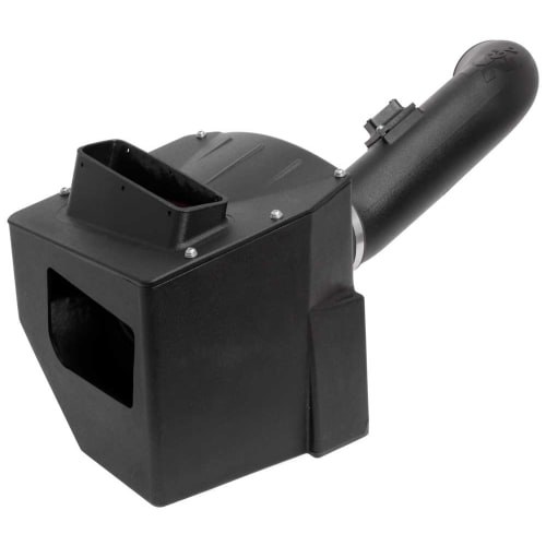 K&N Filters Cold Air Intake, 57 Series Fipk, Black Plastic Tube, Red Filter, With Heat Shield – 57-3101