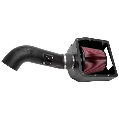 K&N Filters Cold Air Intake, 57 Series Fipk, Black Plastic Tube, Red Filter, With Heat Shield – 57-3101