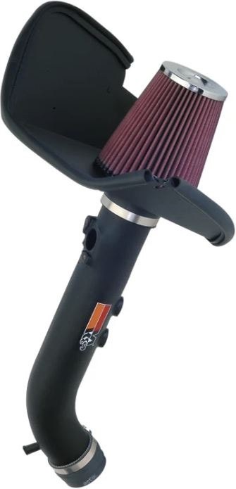K&N Filters Cold Air Intake, 57 Series Generation II, Black Polyethylene Tube, Red Filter – 57-9015-1