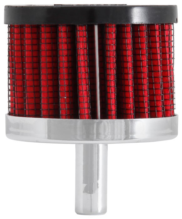 K&N Filters Crankcase Breather Filter, Push IN with 3/8 Inch Outside Diameter Tube, 2 Inch Outside Diameter, 1-1/2 Inch Height – 62-1000