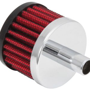 K&N Filters Crankcase Breather Filter, Push IN with 1/2 Inch Outside Diameter Tube, 1-1/2 Inch Height, Rubber Top Style – 62-1010