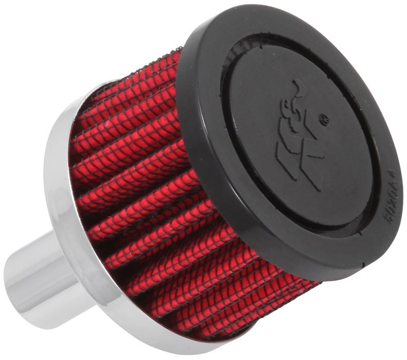 K&N Filters Crankcase Breather Filter, Push IN with 5/8 Inch Outside Diameter Tube, 2 Inch Outside Diameter, 1-1/2 Inch Height – 62-1020