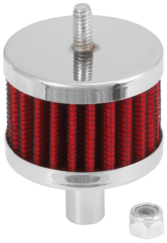 K&N Filters Crankcase Breather Filter, Push IN with 1/2 Inch Outside Diameter Tube, 2 Inc Outside Diameter, 1-1/2 Inch Height – 62-1100