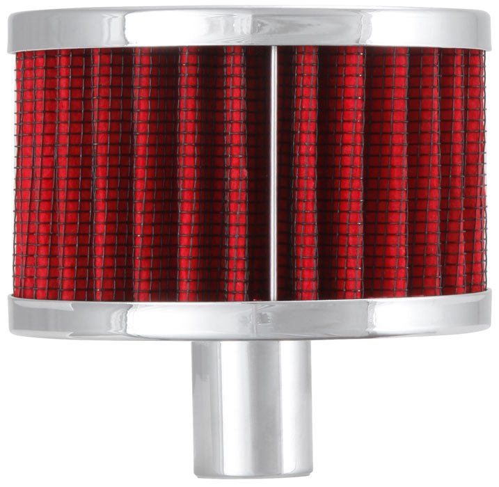 K&N Filters Crankcase Breather Filter, Push IN with 3/4 Inch Outside Diameter Tube, 2 Inch Height, Metal Top Style, Without Deflector Shield – 62-1160