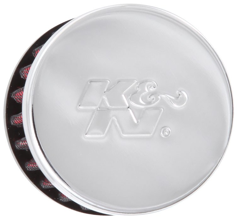 K&N Filters Crankcase Breather Filter, Push IN with 3/8 Inch Outside Diameter Flange, 2 Inch Outside Diameter, 1-1/2 Inch Height – 62-1320