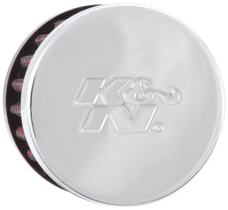 K&N Filters Crankcase Breather Filter, Clamp on with 1/2 Inch Inside Diameter Flange, 2 Inch Outside Diameter, 1-1/2 Inch Height – 62-1330