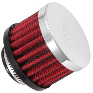 K&N Filters Crankcase Breather Filter, Clamp on with 3/4 Inch Inside Diameter Flange, 2 Inch Outside Diameter, 1-1/2 Inch Height – 62-1360