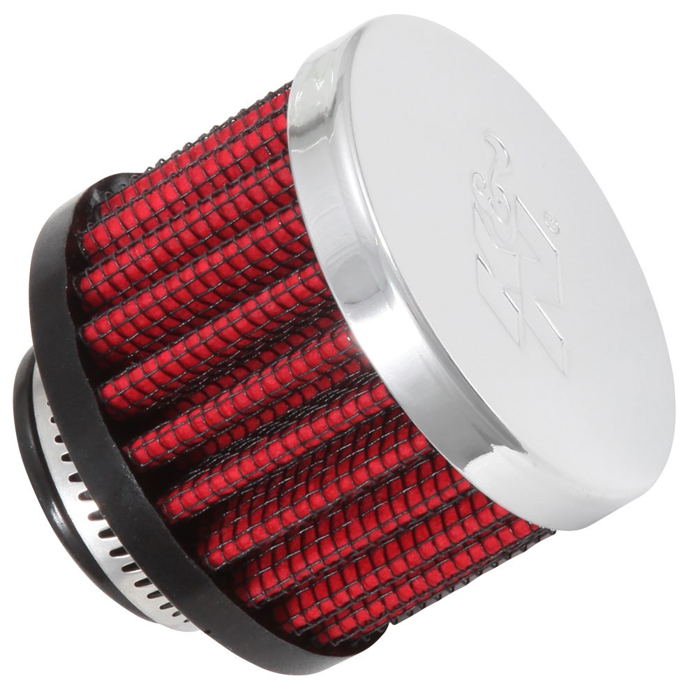 K&N Filters Crankcase Breather Filter, Clamp on with 3/4 Inch Inside Diameter Flange, 2 Inch Outside Diameter, 1-1/2 Inch Height – 62-1360