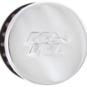 K&N Filters Crankcase Breather Filter, Clamp on with 1 Inch Inside Diameter Flange, 2 Inch Outside Diameter, 1-1/2 Inch Height – 62-1370