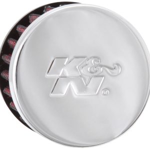 K&N Filters Crankcase Breather Filter, Clamp on with 1-1/4 Inch Inside Diameter Flange, 3 Inch Outside Diameter, 2-1/2 Inch Height – 62-1390