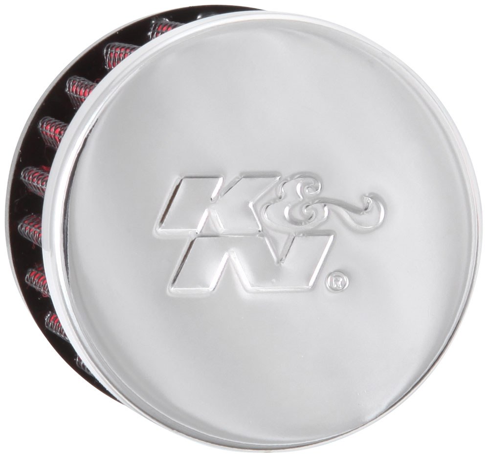 K&N Filters Crankcase Breather Filter, Clamp on with 1-1/4 Inch Inside Diameter Flange, 3 Inch Outside Diameter, 2-1/2 Inch Height – 62-1390
