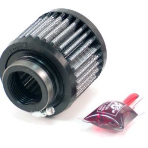 K&N Filters Crankcase Breather Filter, Clamp on with 1-3/8 Inch Inside Diameter Flange, 3 Inch Outside Diameter, 2-1/2 Inch Height – 62-1430