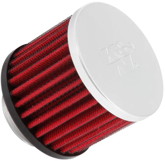 K&N Filters Crankcase Breather Filter, Clamp on with 1-3/8 Inch Inside Diameter Flange, 3 Inch Outside Diameter, 2-1/2 Inch Height – 62-1440