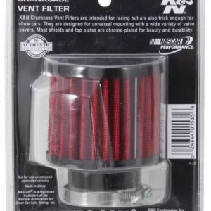 K&N Filters Crankcase Breather Filter, Clamp on with 1-1/2 Inch Inside Diameter Flange, 3 Inch Outside Diameter, 2-1/2 Inch Height – 62-1450