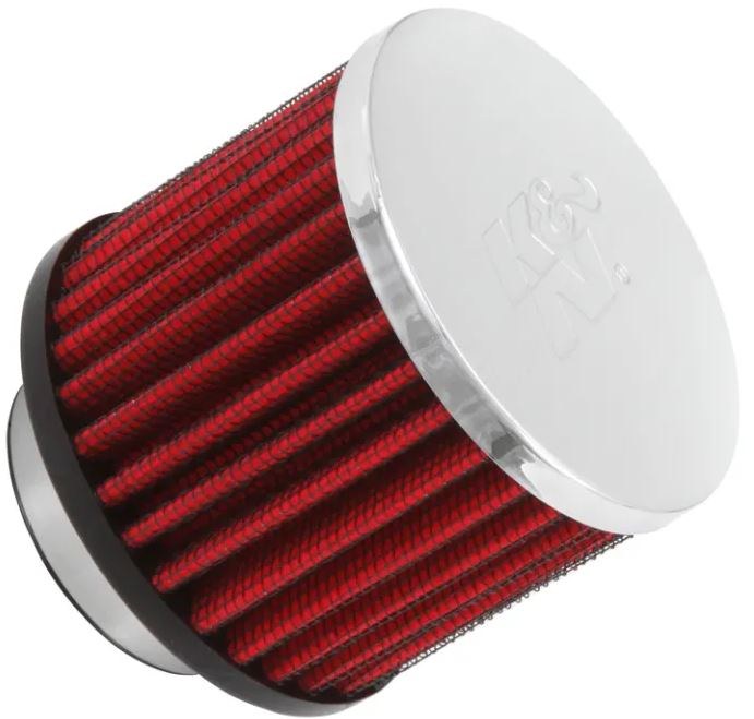 K&N Filters Crankcase Breather Filter, Clamp on with 1-1/2 Inch Inside Diameter Flange, 3 Inch Outside Diameter, 2-1/2 Inch Height – 62-1460