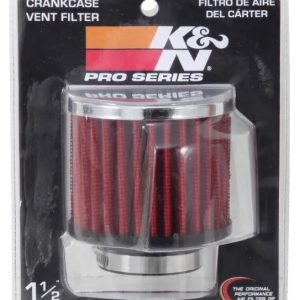 K&N Filters Crankcase Breather Filter, Clamp on with 1-1/2 Inch Inside Diameter Flange, 3 Inch Outside Diameter, 2-1/2 Inch Height – 62-1460