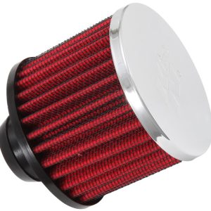 K&N Filters Crankcase Breather Filter, Push IN with 1-1/4 Inch Outside Diameter Flange, 3 Inch Outside Diameter, 2-1/2 Inch Height – 62-1490