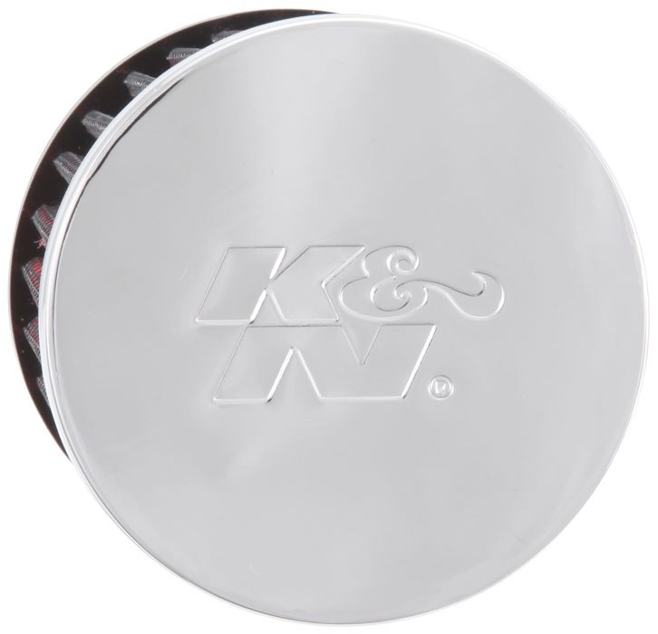 K&N Filters Crankcase Breather Filter, Push IN with 1-1/4 Inch Outside Diameter Flange, 3 Inch Outside Diameter, 2-1/2 Inch Height – 62-1490