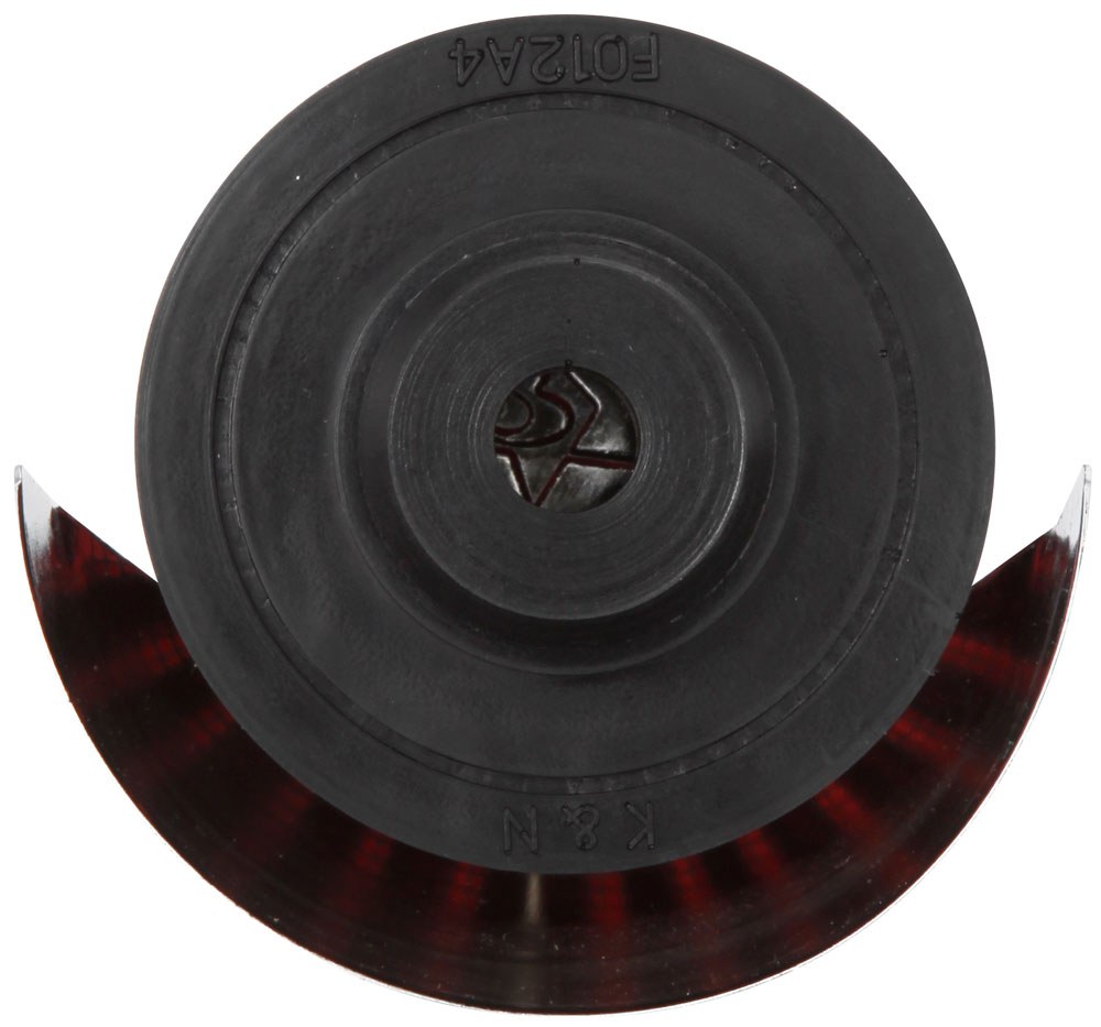 K&N Filters Crankcase Breather Filter, 3 Inch Outside Diameter, 2-1/2 Inch Height, Metal Top Style, With Heath Shield, K&N Logo – 62-1516