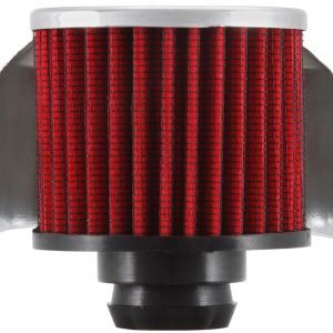 K&N Filters Crankcase Breather Filter, 3 Inch Outside Diameter, 2-1/2 Inch Height, Metal Top Style, With Heath Shield, K&N Logo – 62-1516
