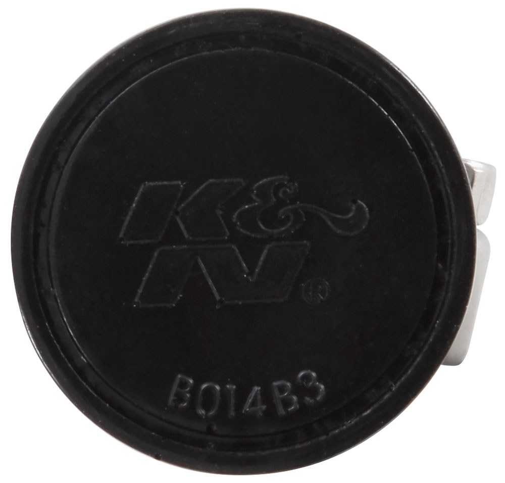 K&N Filters Crankcase Breather Filter, 1-3/8 Inch Outside Diameter, 1-1/8 Inch Height, Rubber Top Style, Without Heat Shield, K&N Logo – 62-1560