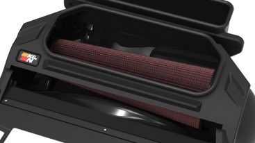 K&N Filters Cold Air Intake, 63 Series, Black Polyethylene Tube, 20 Inch Red Filter, With Air Box – 63-1591