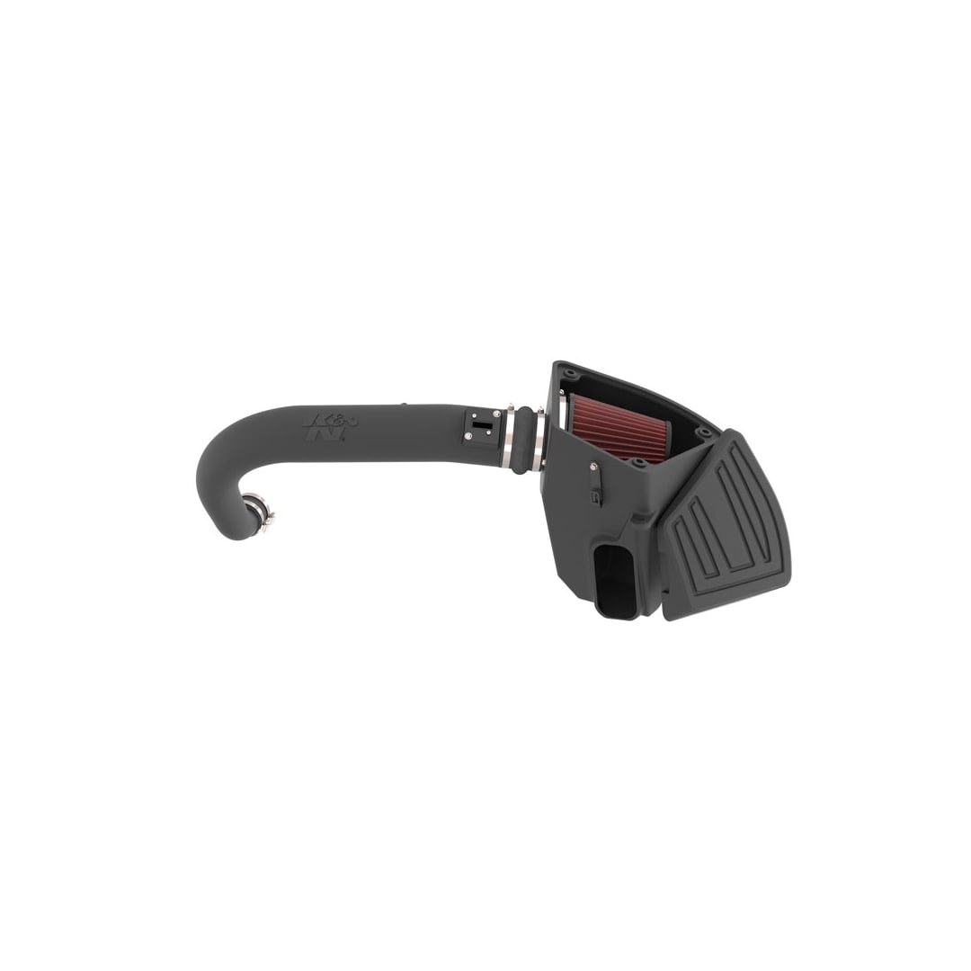 K&N Filters Cold Air Intake, 63 Series Aircharger ®, Black Polyethylene Tube, Red Filter, With Air Box – 63-3113