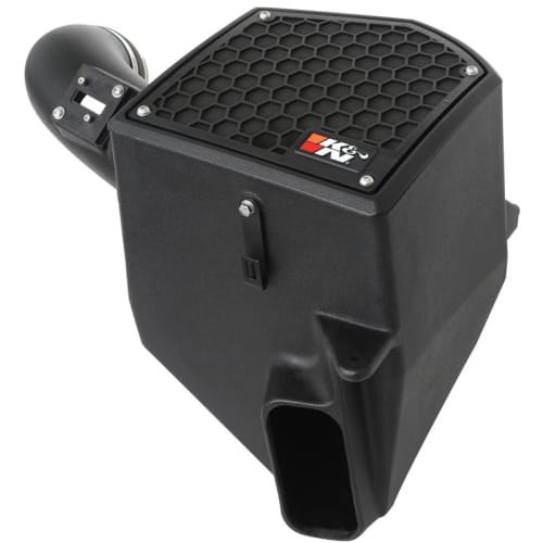 K&N Filters Cold Air Intake, 63 Series Aircharger ®, Black Polyethylene Tube, Red Filter, With Air Box – 63-3118