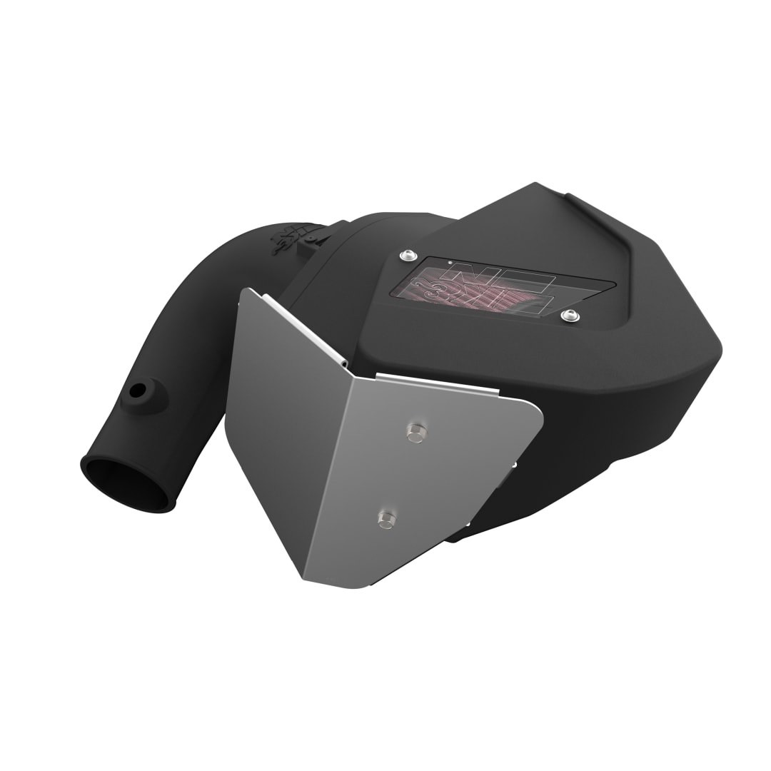 K&N Filters Cold Air Intake, 63 Series Aircharger ®, Black Polyethylene Tube, Red Filter, With Air Box – 63-9045