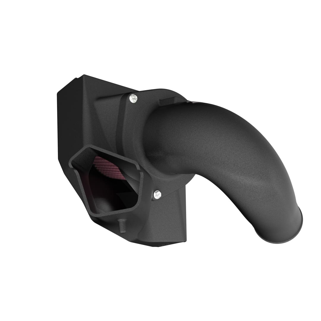 K&N Filters Cold Air Intake, 63 Series Aircharger ®, Black Polyethylene Tube, Red Filter, With Air Box – 63-9045